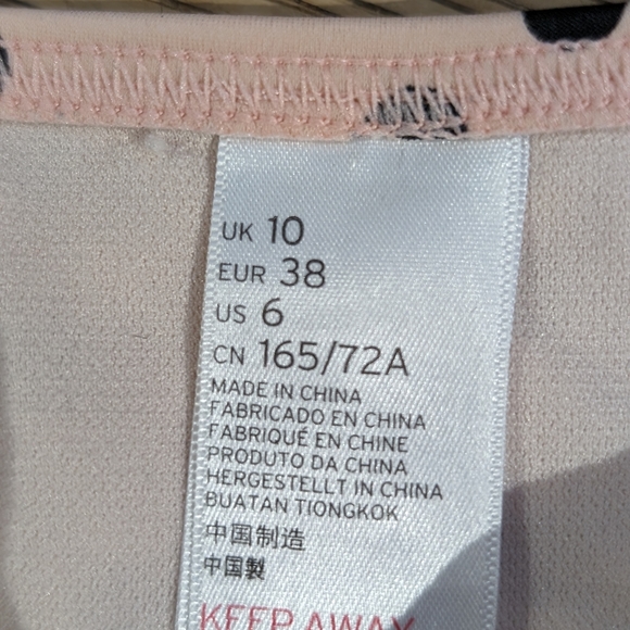 TOPSHOP Black & Pink Bikini - Picture 3 of 4